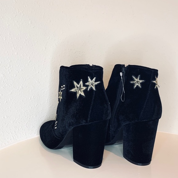 Mix No.6 Velvet Pearl Black Women’s Booties Size 9.5 NWT - Picture 3 of 8